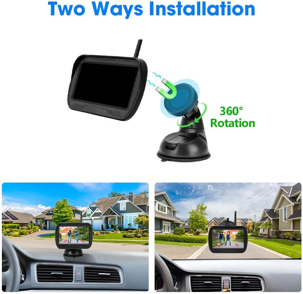 4.3'' Wireless Reversing Camera Kit with Monitor H35881