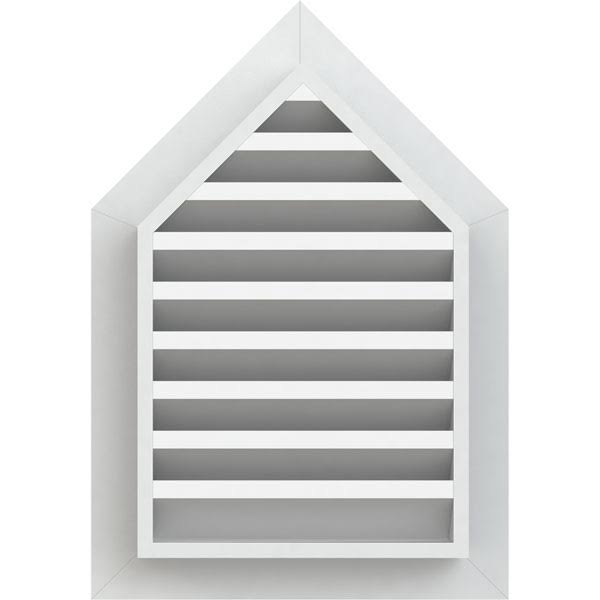 Peaked Top Gable Vent with 1 inch Frame R339