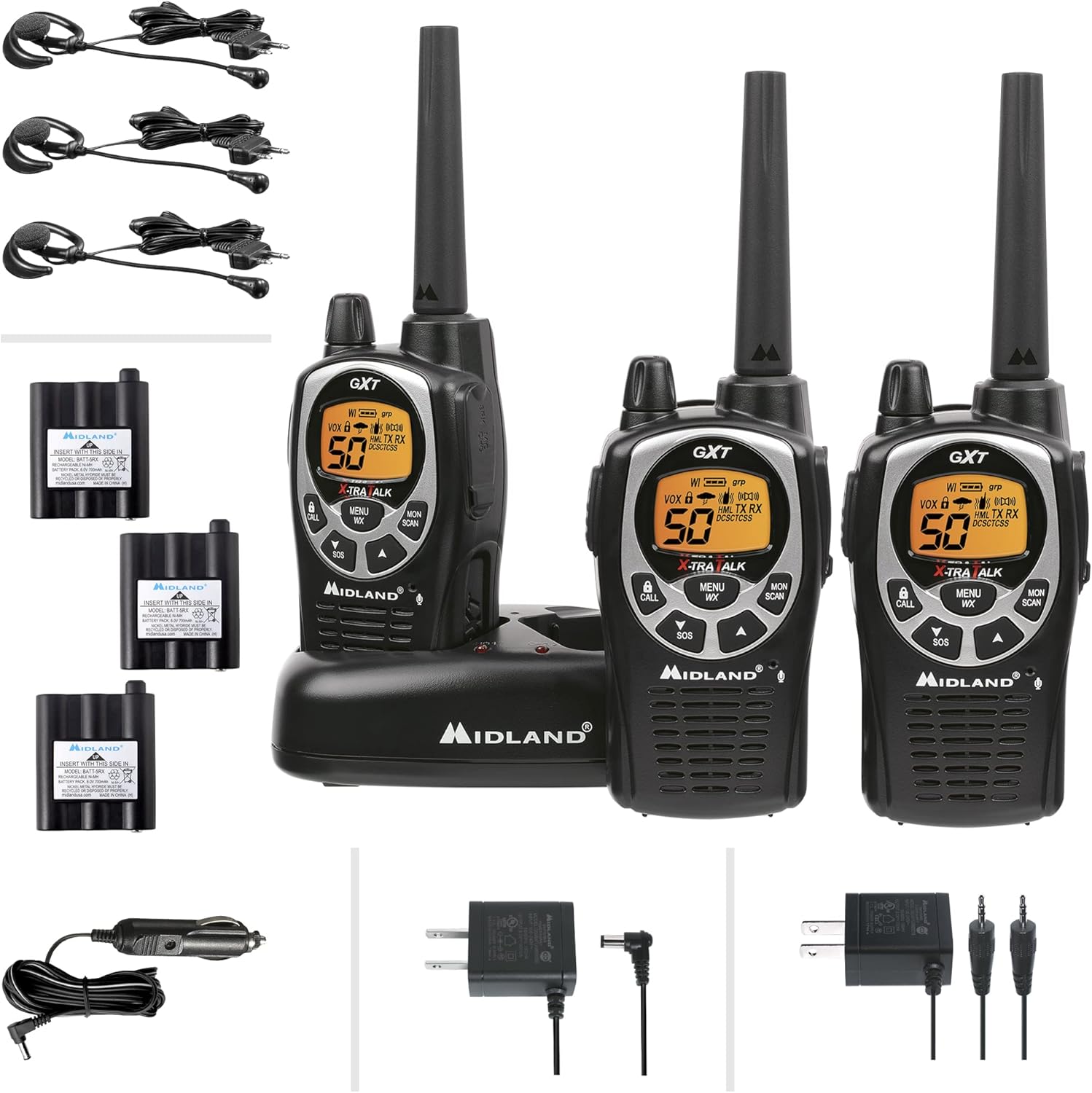 50 Channel GMRS Two-Way Radio, Mossy Oak Camo, 2-Pack D195516