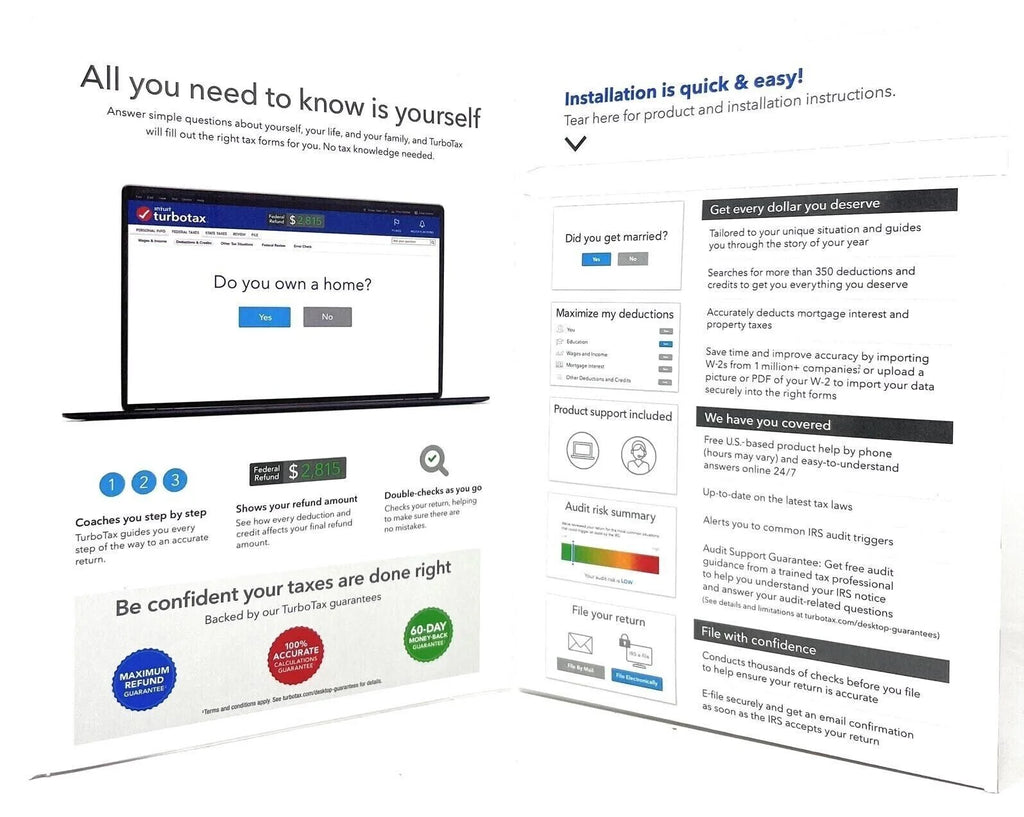 TurboTax Deluxe + State 2022 PC/Mac A992