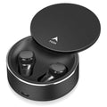 True Wireless Earbuds IPX5 Waterproof with Mic Bluetooth Headphones - Black F3726