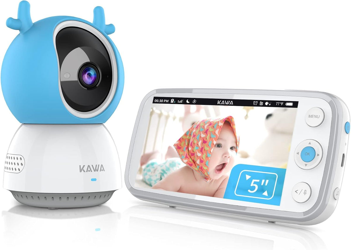 5 720P HD Video Baby Monitor with Night Vision and 2-Way Audio M6551