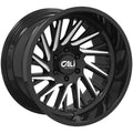 Purge Wheel 24x14 8x180 -76mm Gloss Black/Milled S503010