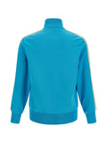 Palm Angels Track stripe-detail zip-up sweatshirt