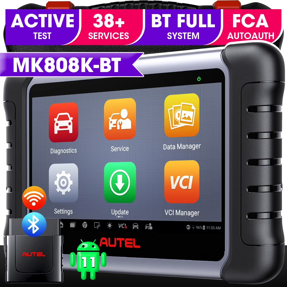 Autel Scanner MaxiCOM MK808K-BT Automotive Diagnostic Scan Tool Q862358