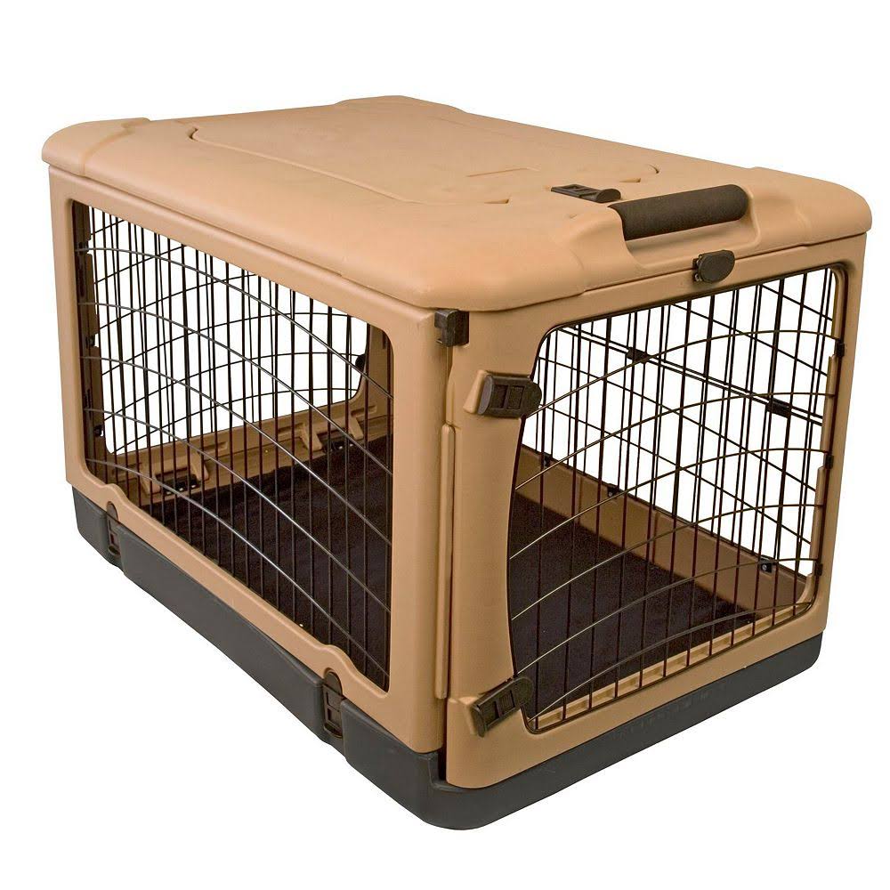 Medium Steel Dog Crate with Pad E899