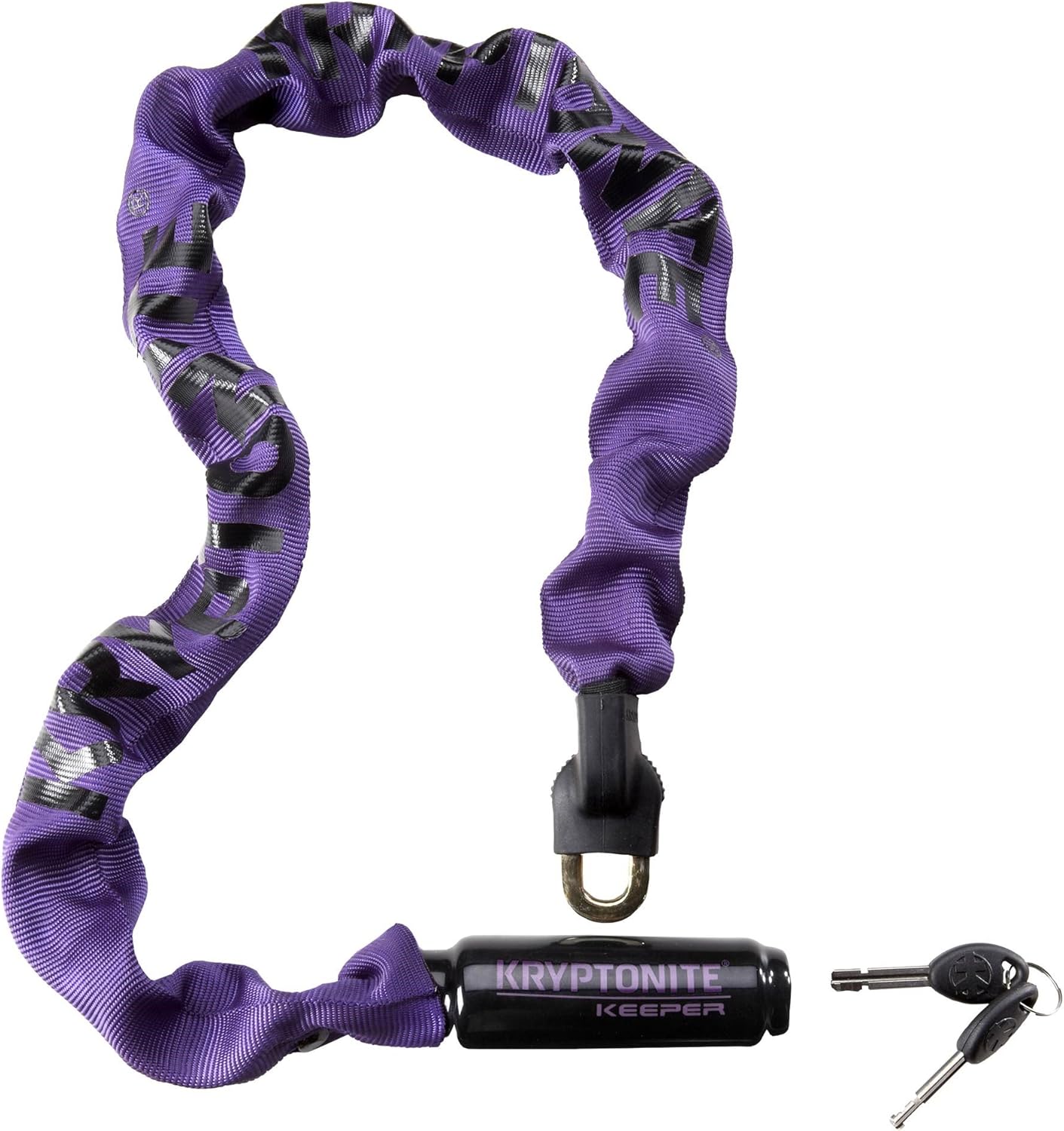 Gray Integrated Bicycle Lock Chain, 33.5-Inch, Pack of 2 L4578