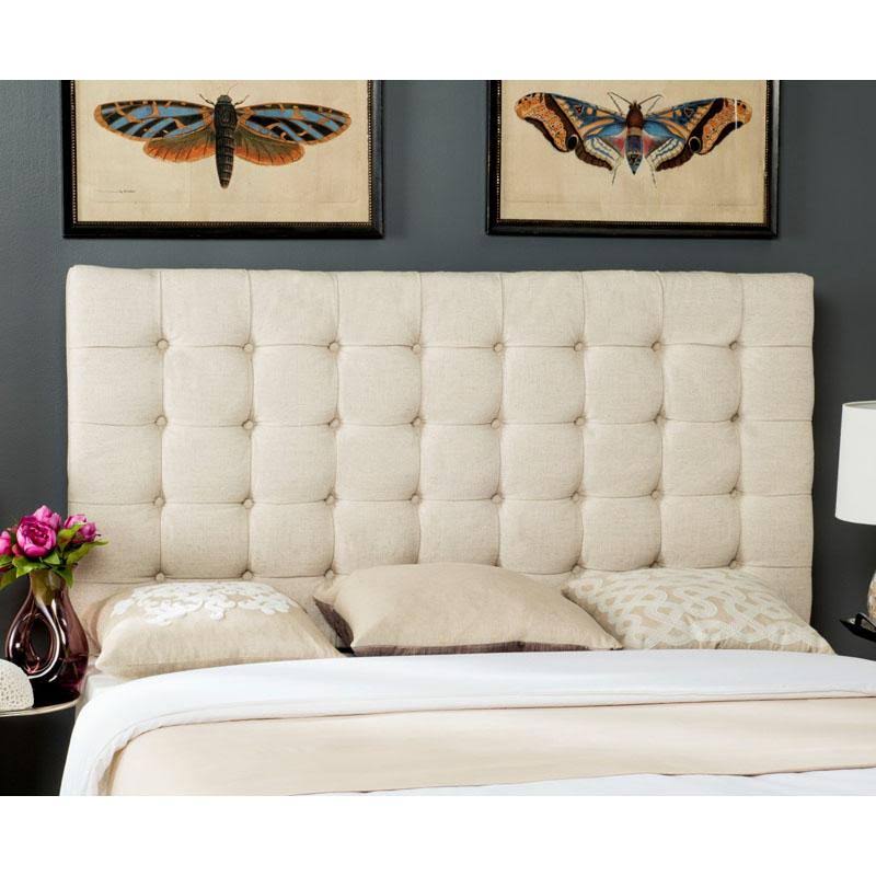 Greige Tufted King Headboard E10688