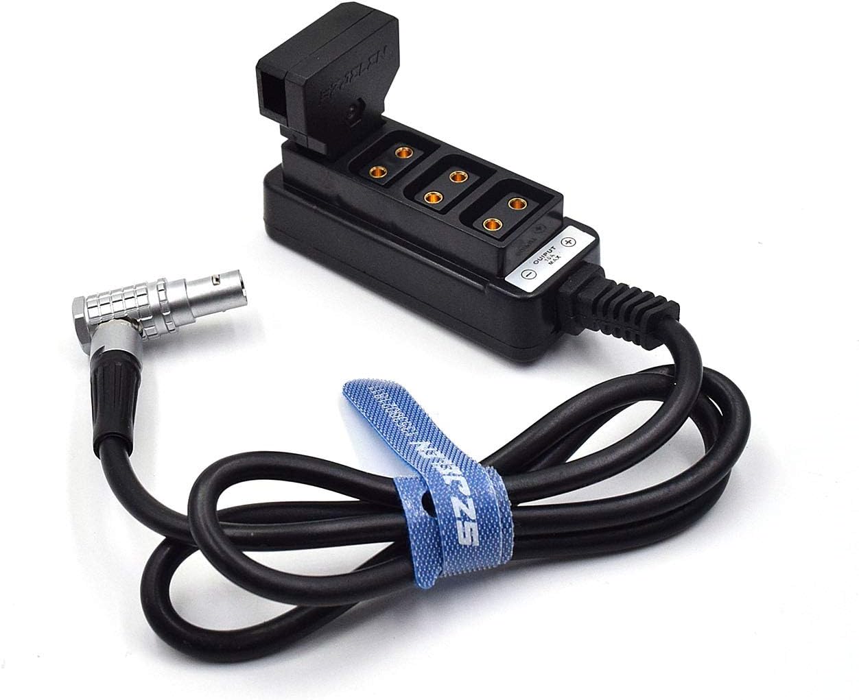 2-Pin Plug to 4-Port D-Tap Hub Adapter Splitter Cable, Pack of 2 L5530