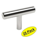 Polished Chrome Solid Steel 3/8 inch Cabinet Hardware T-Knob O5782