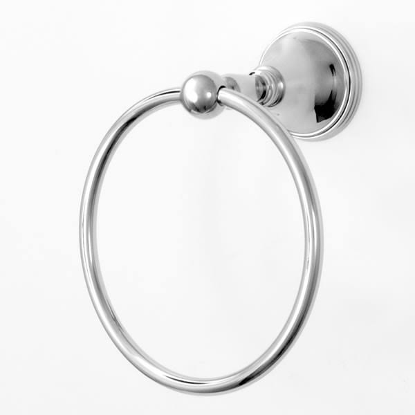 Satin Silver Towel Ring K95661