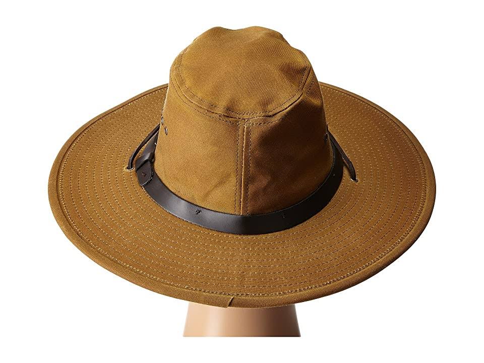 Dark Tan Tin Cloth Bush Hat Z284