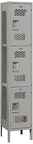 Triple Tier Vented Metal Locker E413