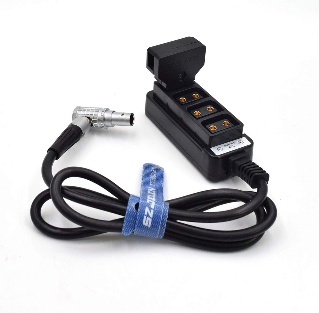 2-Pin Plug to 4-Port D-Tap Hub Adapter Splitter Cable, Pack of 2 L5530