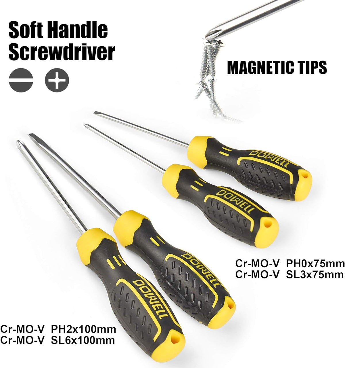 62PCS Tool Set with Wrench Pliers Screwdriver D191264