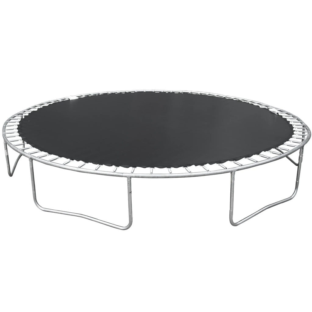 14FT Kids Trampoline with Basketball Hoop and Ladder X2410