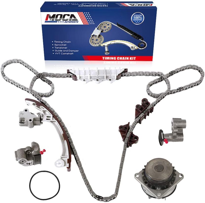 Timing Chain Kit & Water Pump for 2001-2004 NISSAN Pathfinder Infiniti QX4 3.5L V6 DOHC E970790