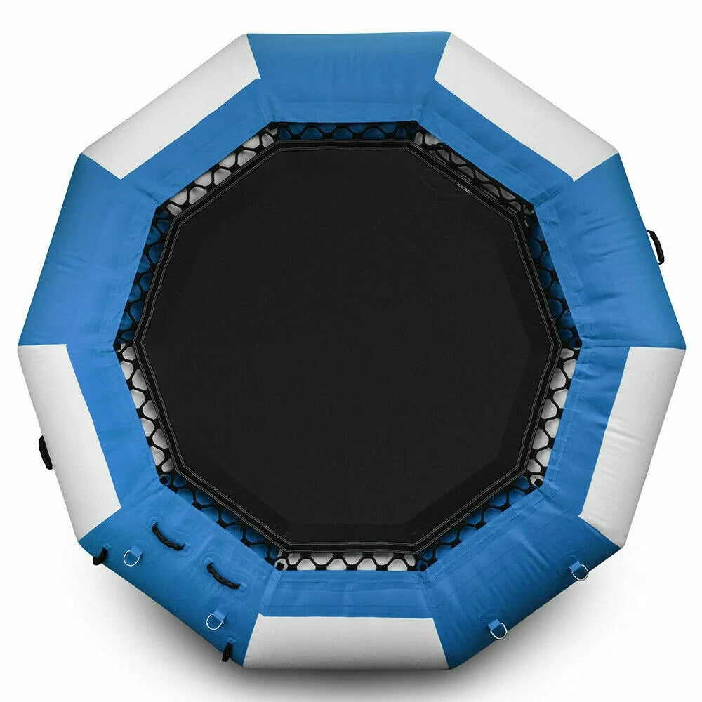17Ft Inflatable Water Trampoline Floating Bouncing Water Bouncer F90932