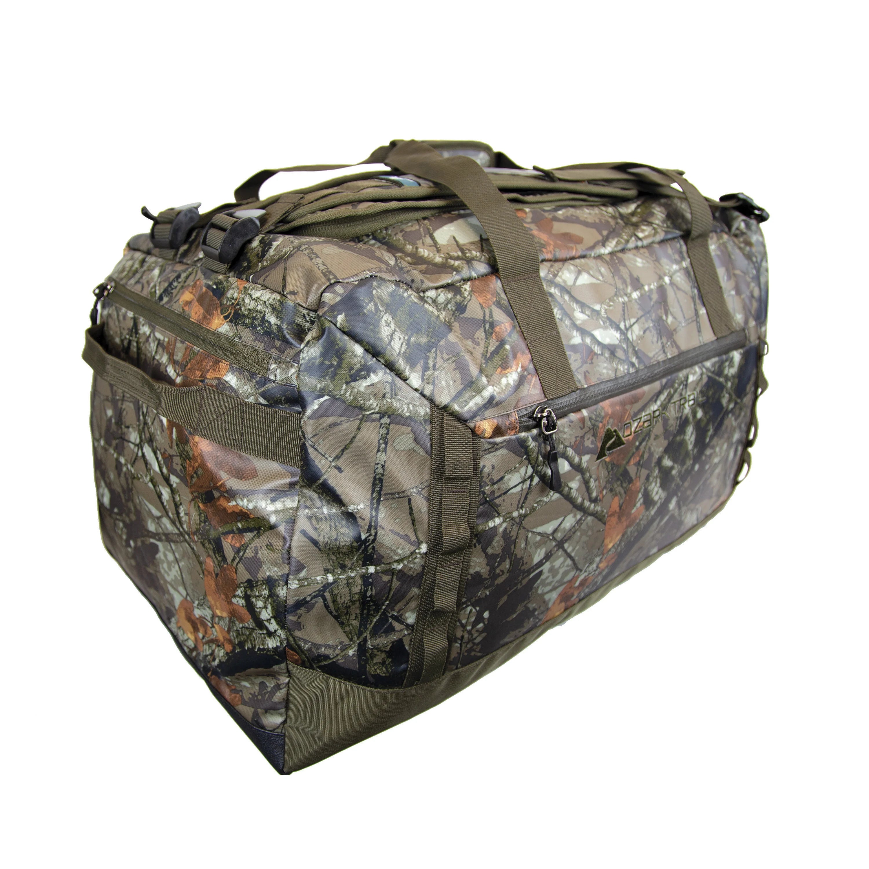 90L Packable All-Weather Duffel Bag with Convertible Backpack Straps, Camo D888