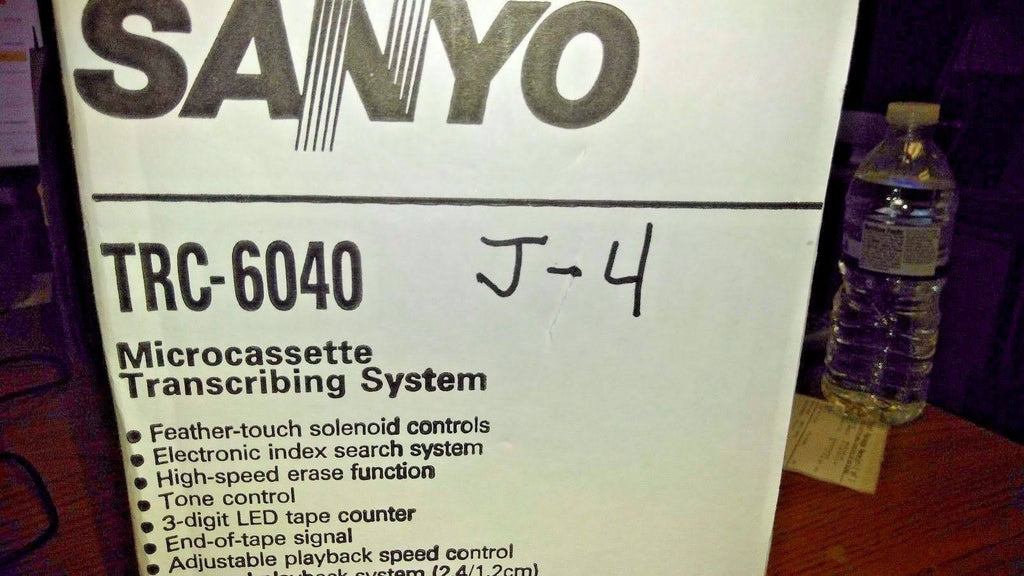 Black Microcassette Transcriber J653244