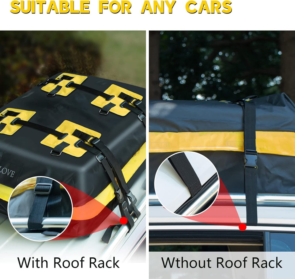 15 Cubic Waterproof Roof Rack Cargo Carrier Bag K461