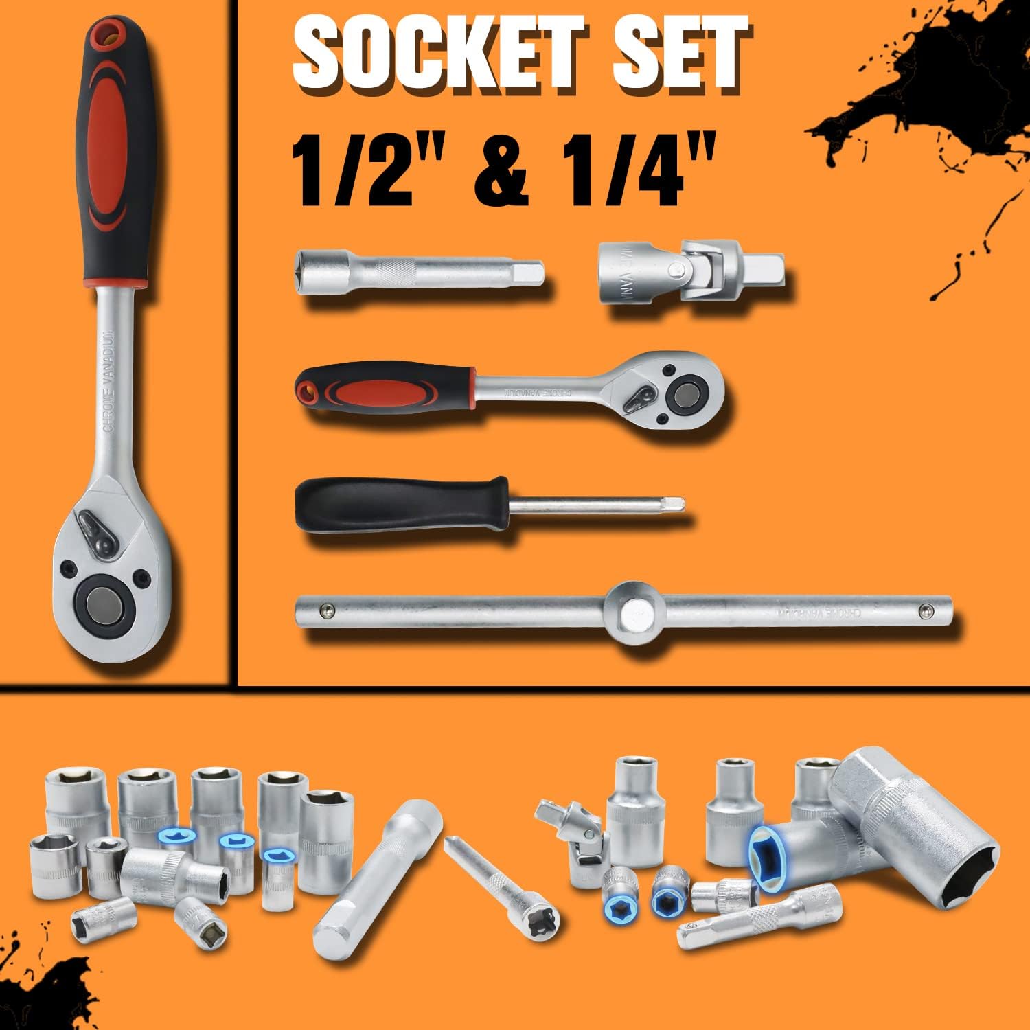 187-Piece Tool Kit with Wheels Tool Box T2620