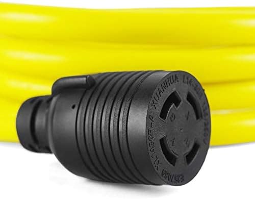 Extension Cord NEMA L14-30P to L14-30R 10 Gauge 3 Prong Generator Cord 50FT C90427
