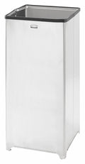 Silver 24 gal. Trash Can M5555