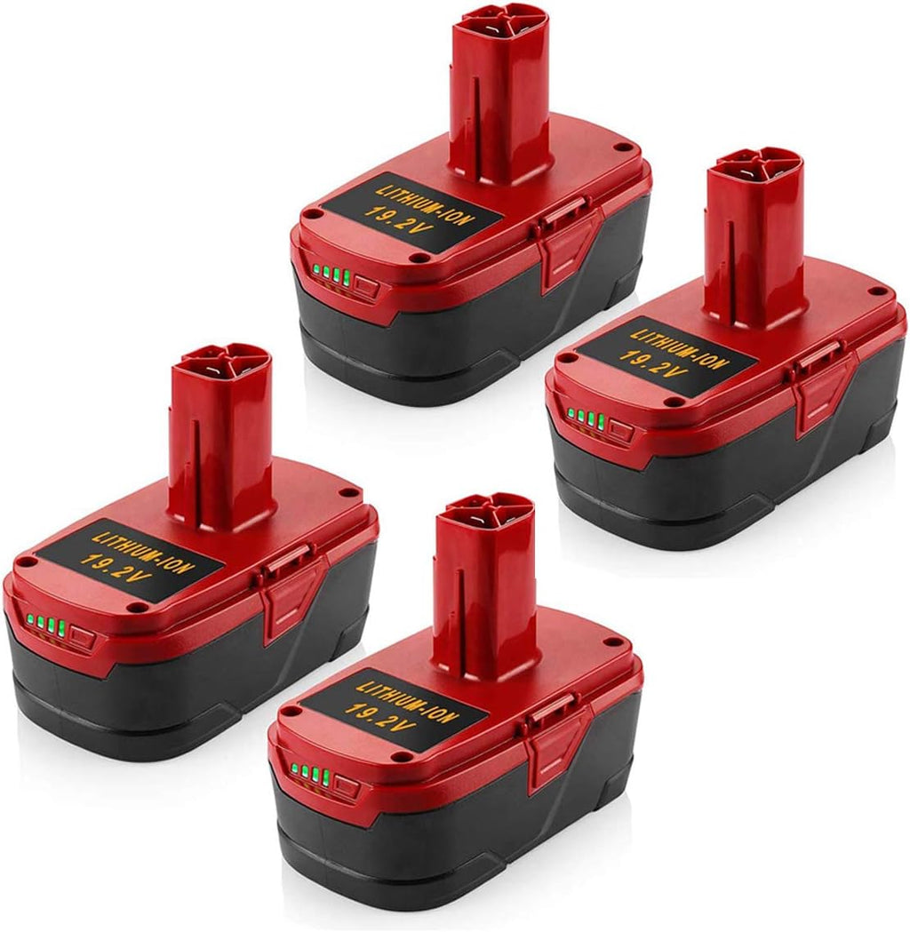 4-Pack 6.0Ah Lithium ion Battery for Craftsman 19.2Volt C421