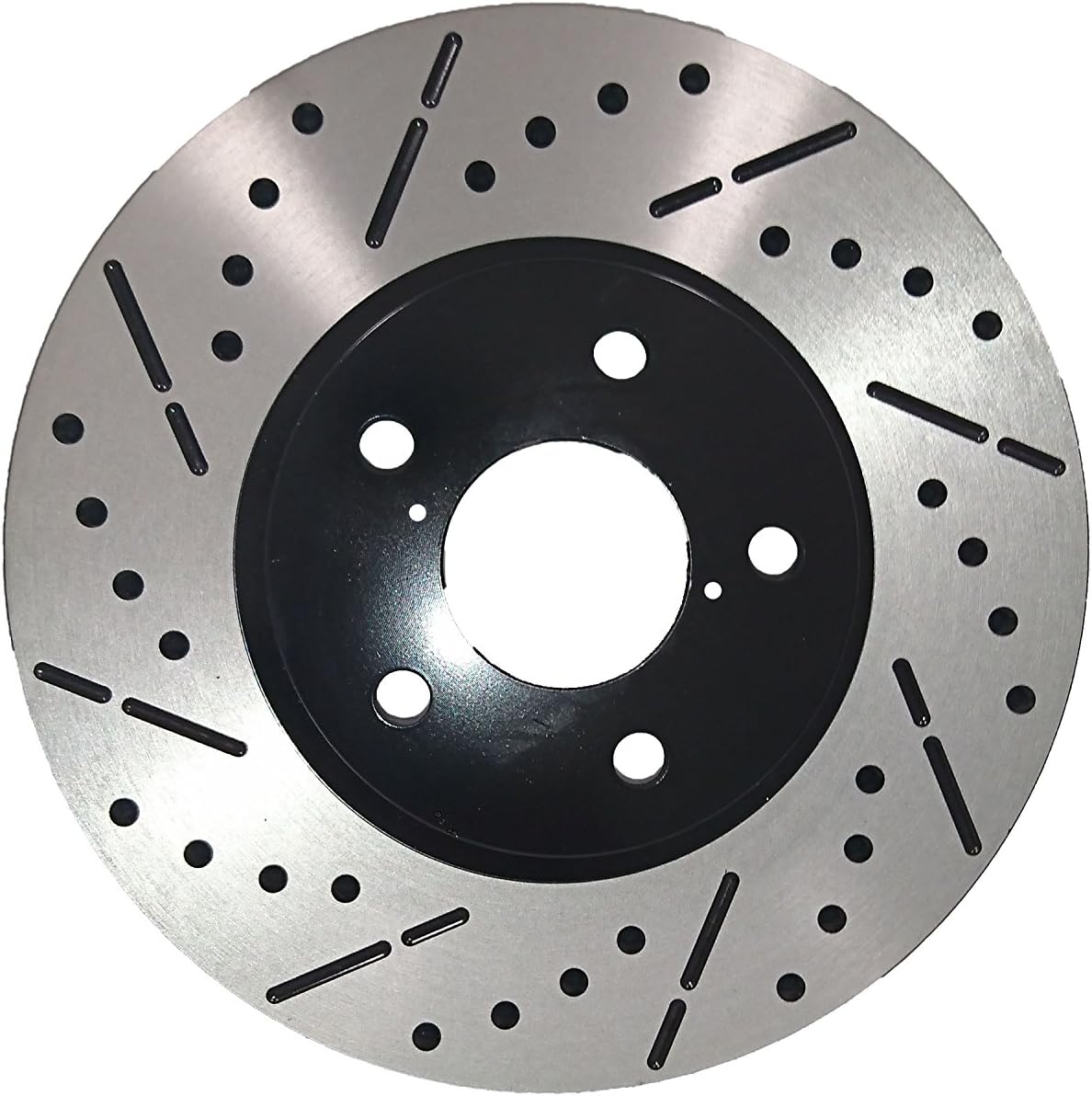 Front ECoat Drill&Slot Brake Rotors Pad Fit 08-13 Infiniti G37 w/Akebono Caliper F144903