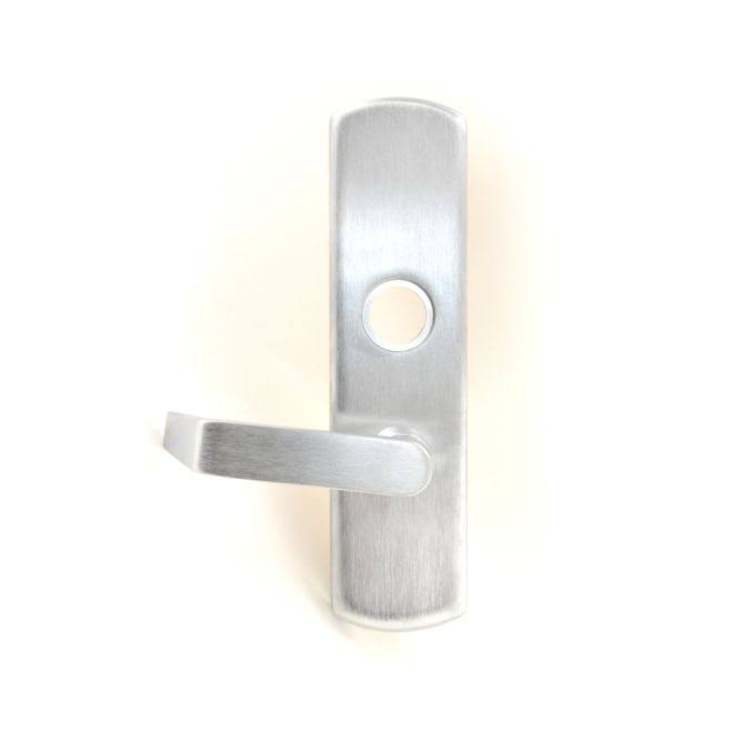 Left Hand Reverse Lever Trim for Rim or Vertical Satin Chrome Finish F820654