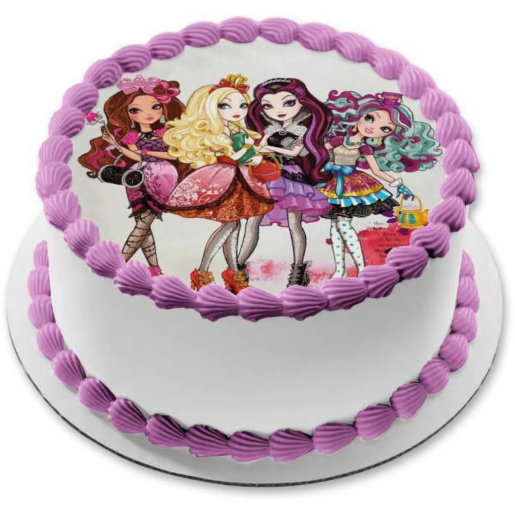 8" Round Edible Cake Topper Y930628