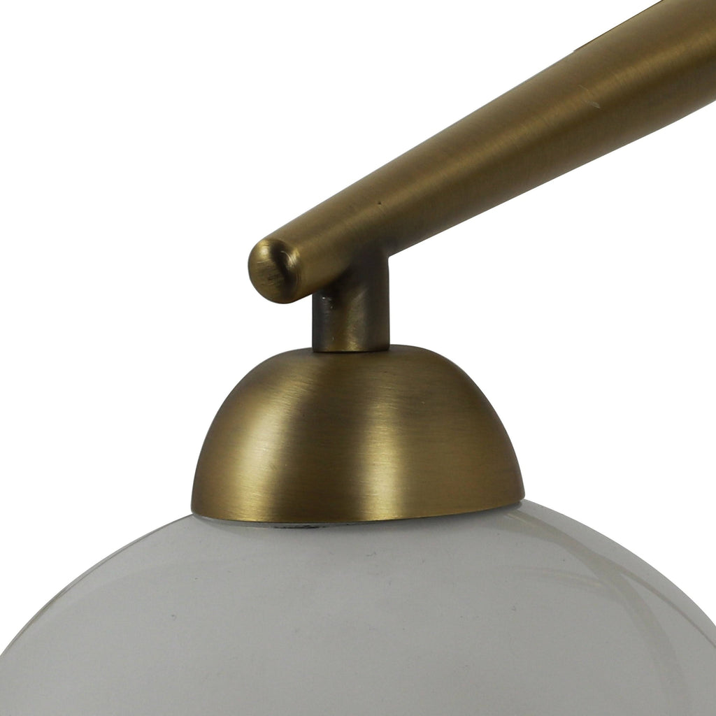 3-Light Glass Semi-Flush Lighting Y578
