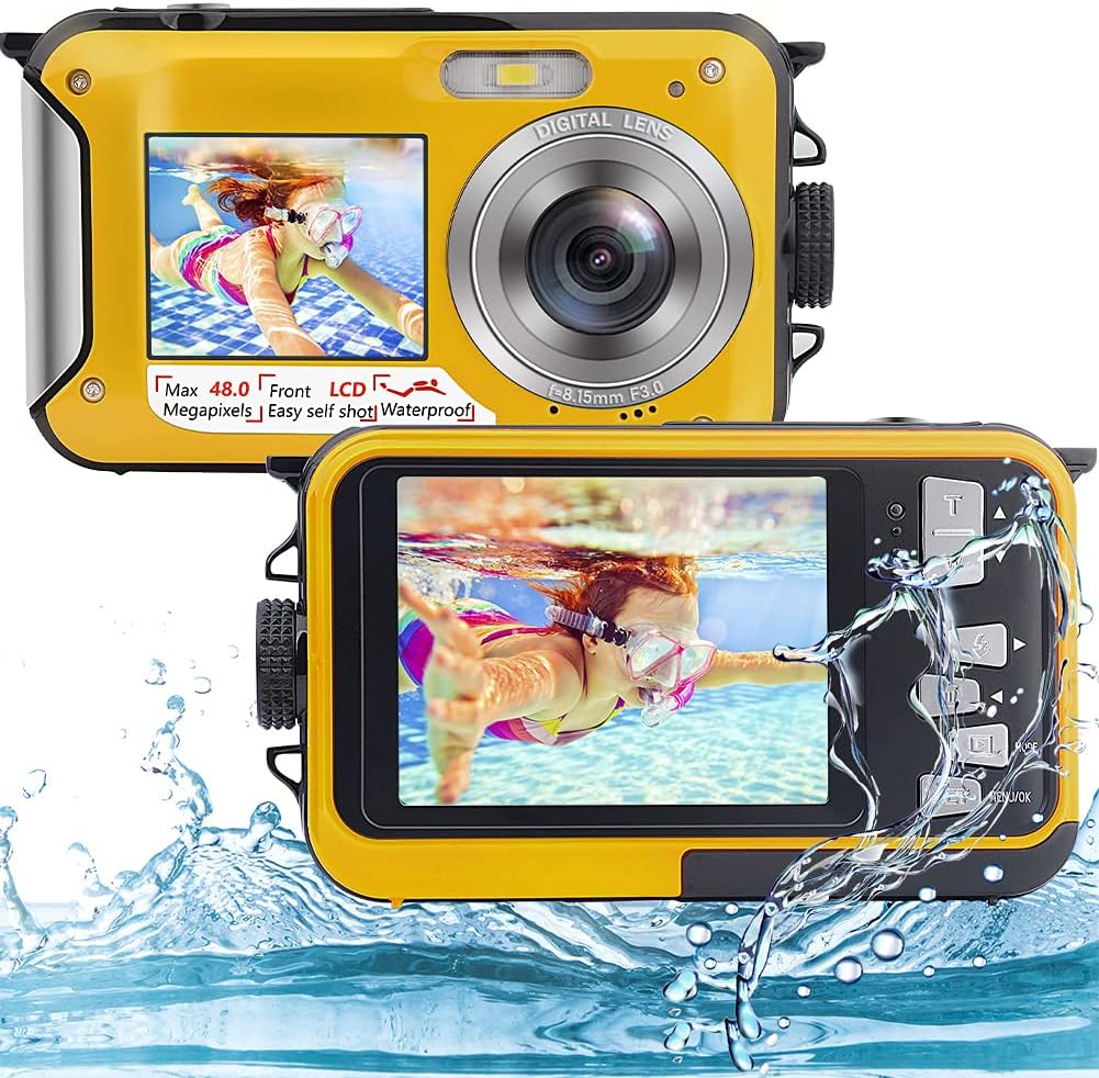 2.7K 48MP Waterproof Dual Screen Digital Camera N386