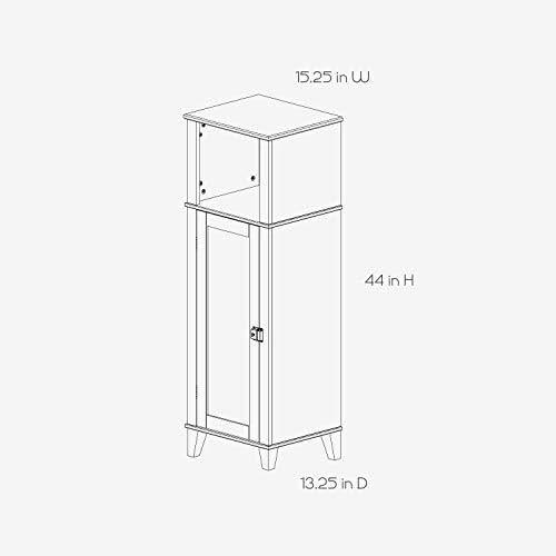 Espresso Linen Cabinet M787