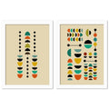 White Framed Print Set F741