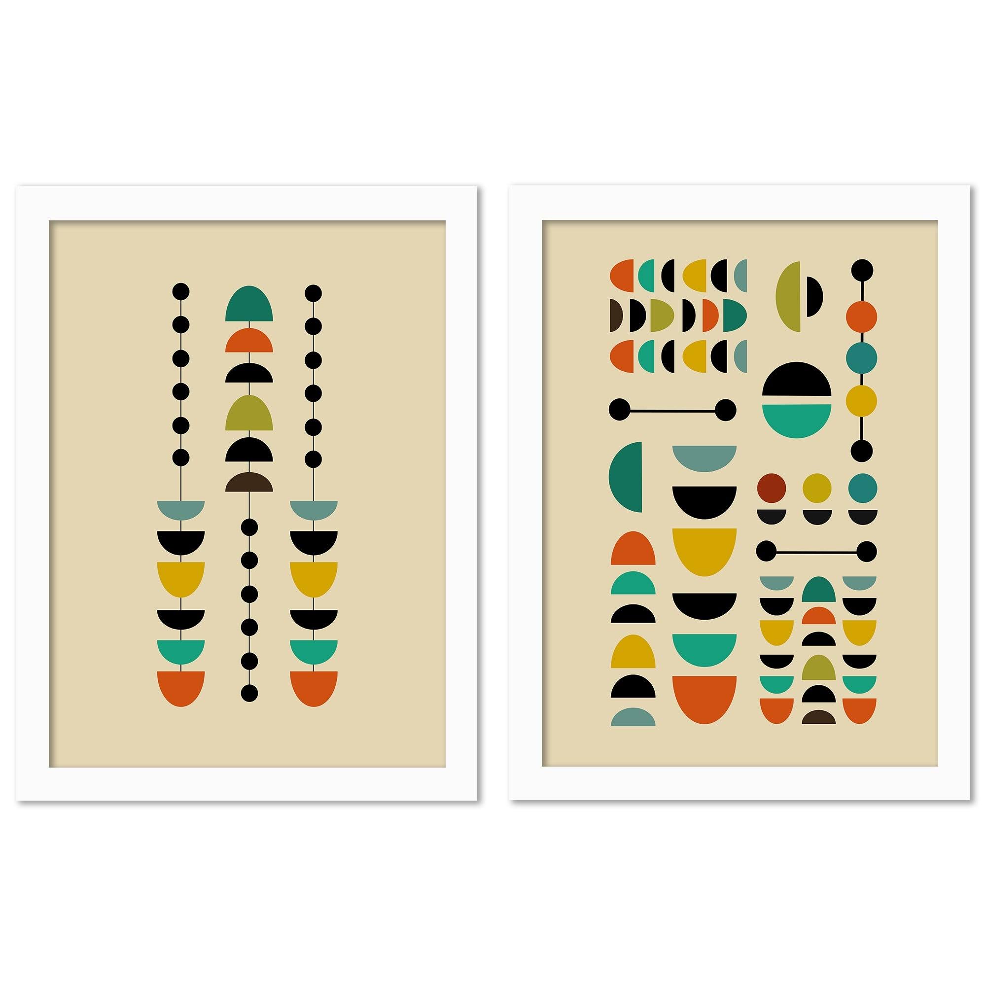 White Framed Print Set F741
