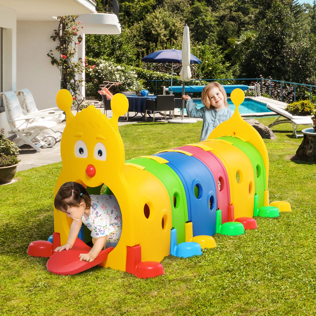 Kids Caterpillar Tunnel Climb-N-Crawl Play J171557