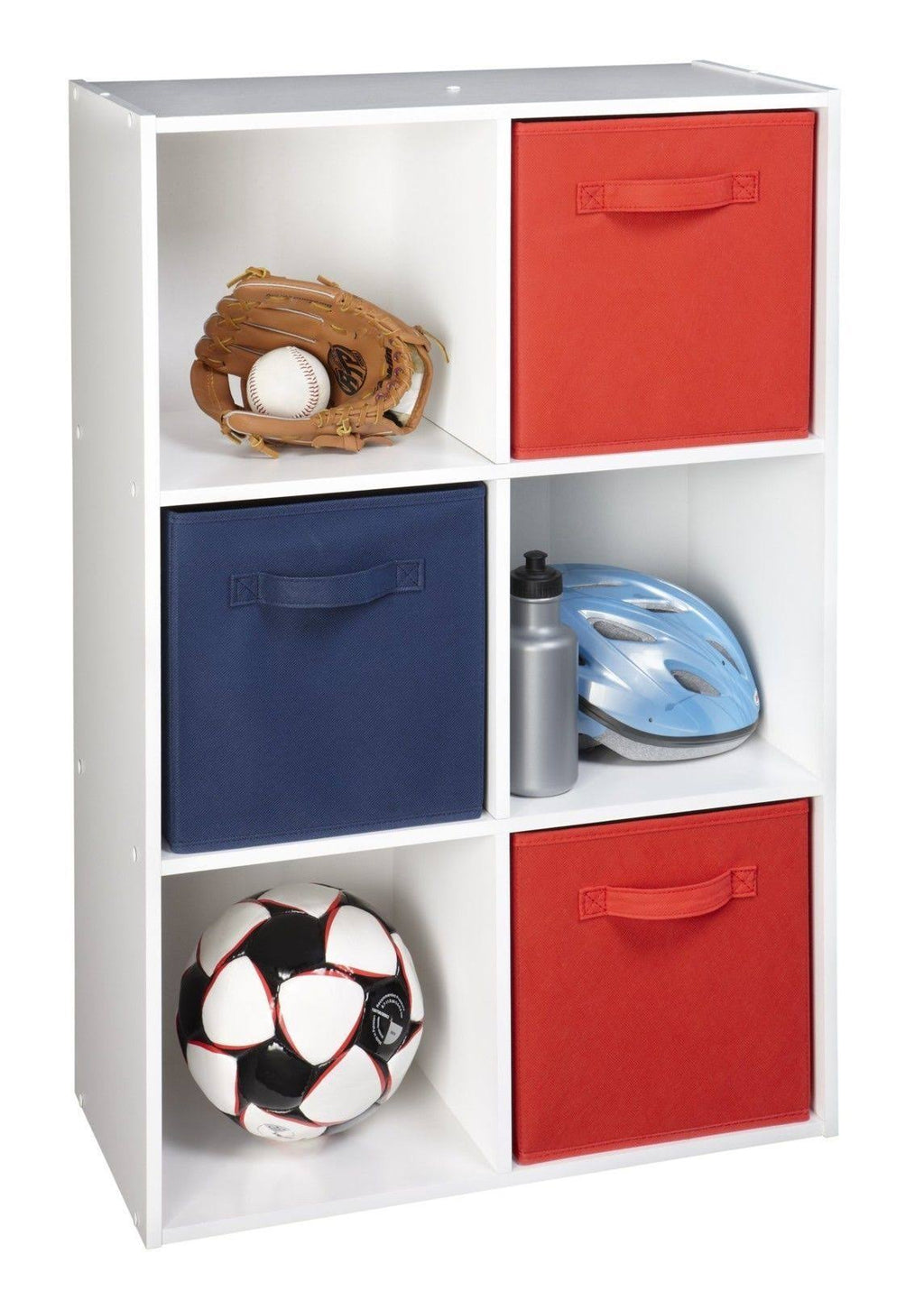6-Cube White Organizer J738