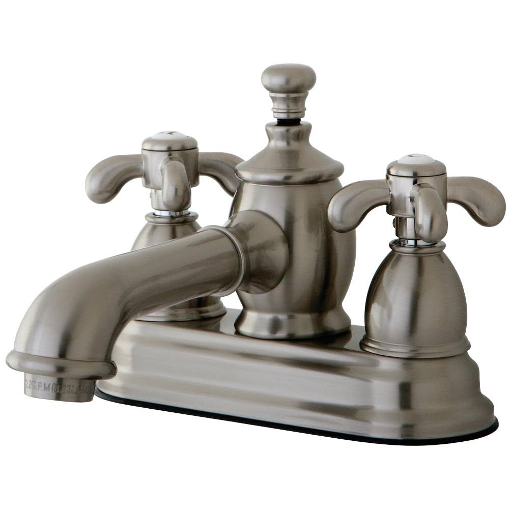 4x22 Centerset Bathroom Faucet, Brushed Nickel H48035