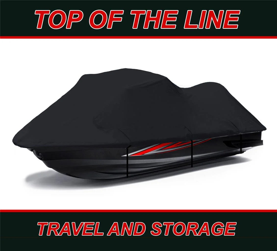 Black 600 Denier Jet Ski PWC Cover 3 Seater H6273