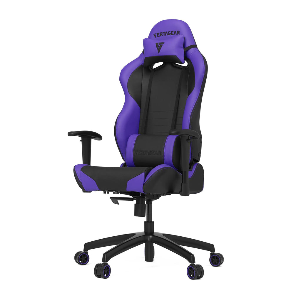 White/Purple Gaming Chair D577