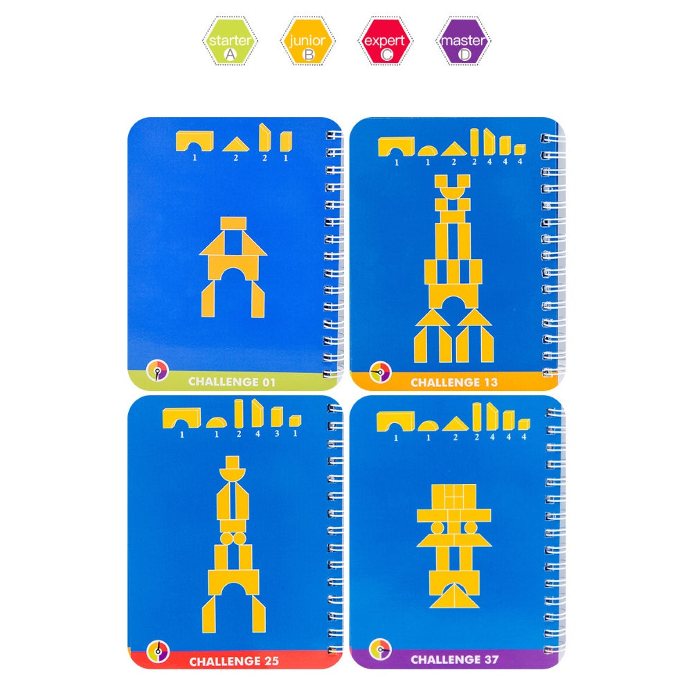 Multicolor Wooden Balance Building Blocks Stacking Toy G77029