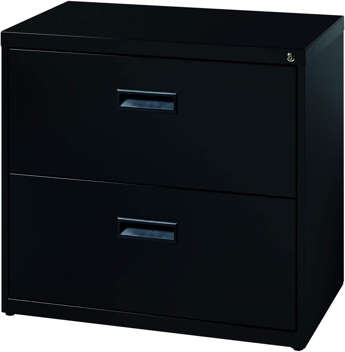 2 Drawer Lateral File Cabinet in Black L14631