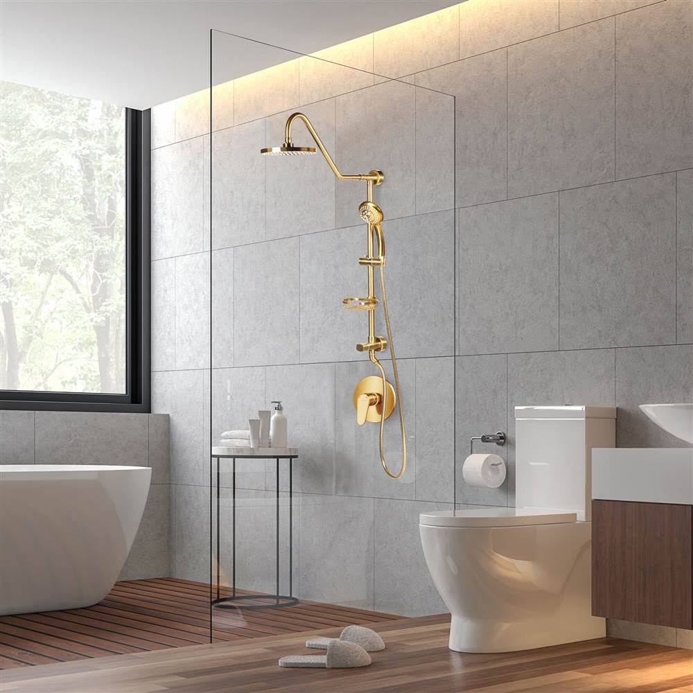 Brushed Gold Shower System S228111