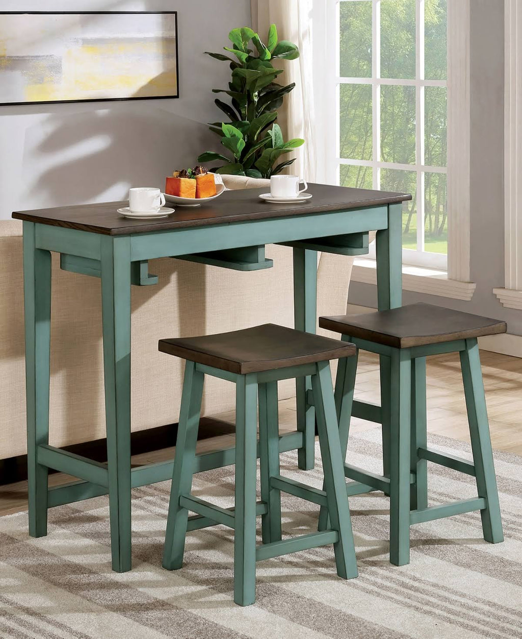 3 Piece Counter Height Dining Set D5812