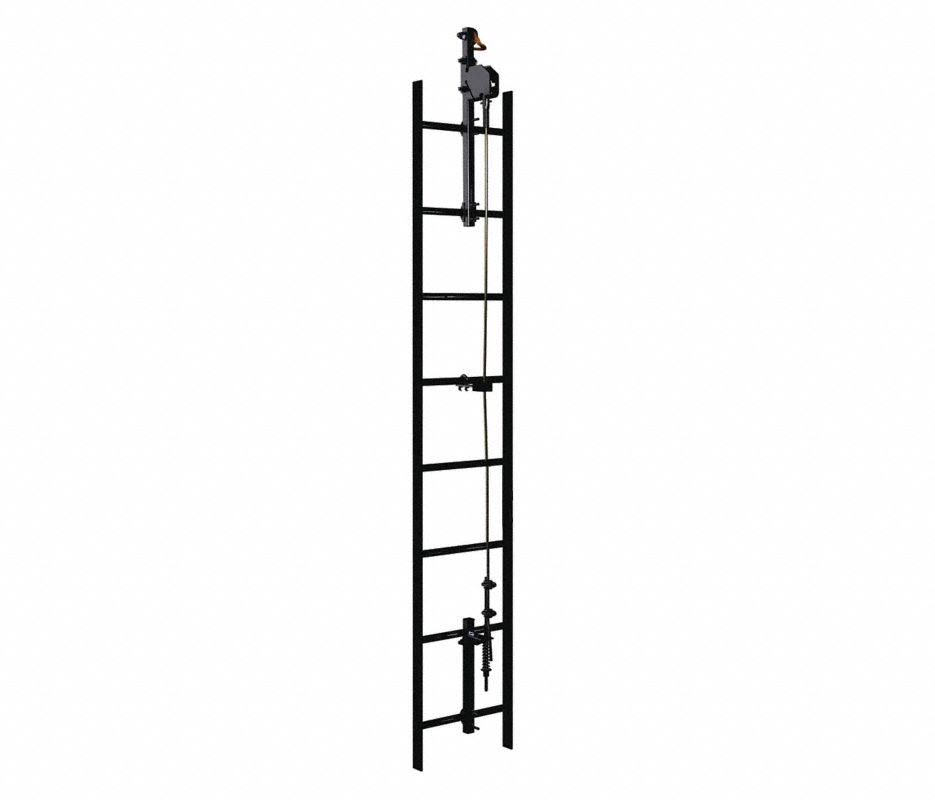 Galvanized Steel Vertical Safety System 60ft S93441