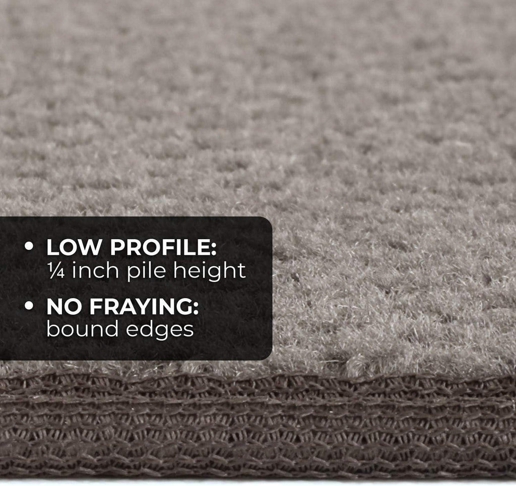 Gray 16 Feet X 27 Inches Carpet Runner Y711