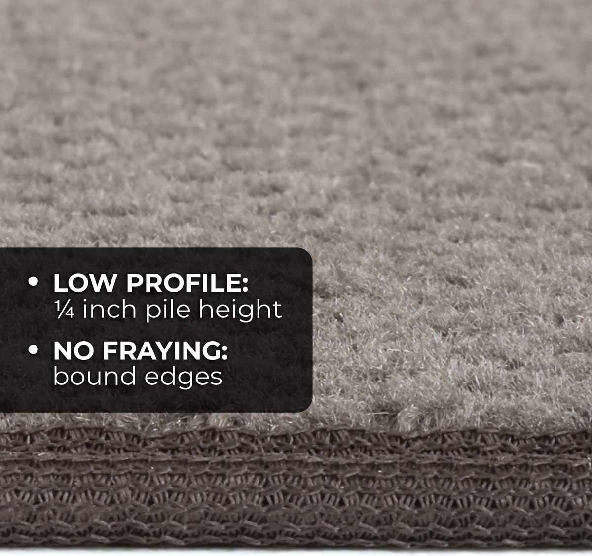 Gray 16 Feet X 27 Inches Carpet Runner Y711