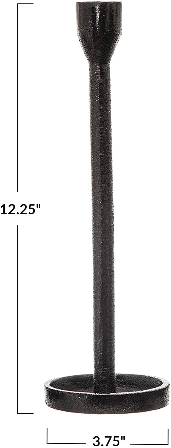 Black Cast Iron Taper Holder Y775178